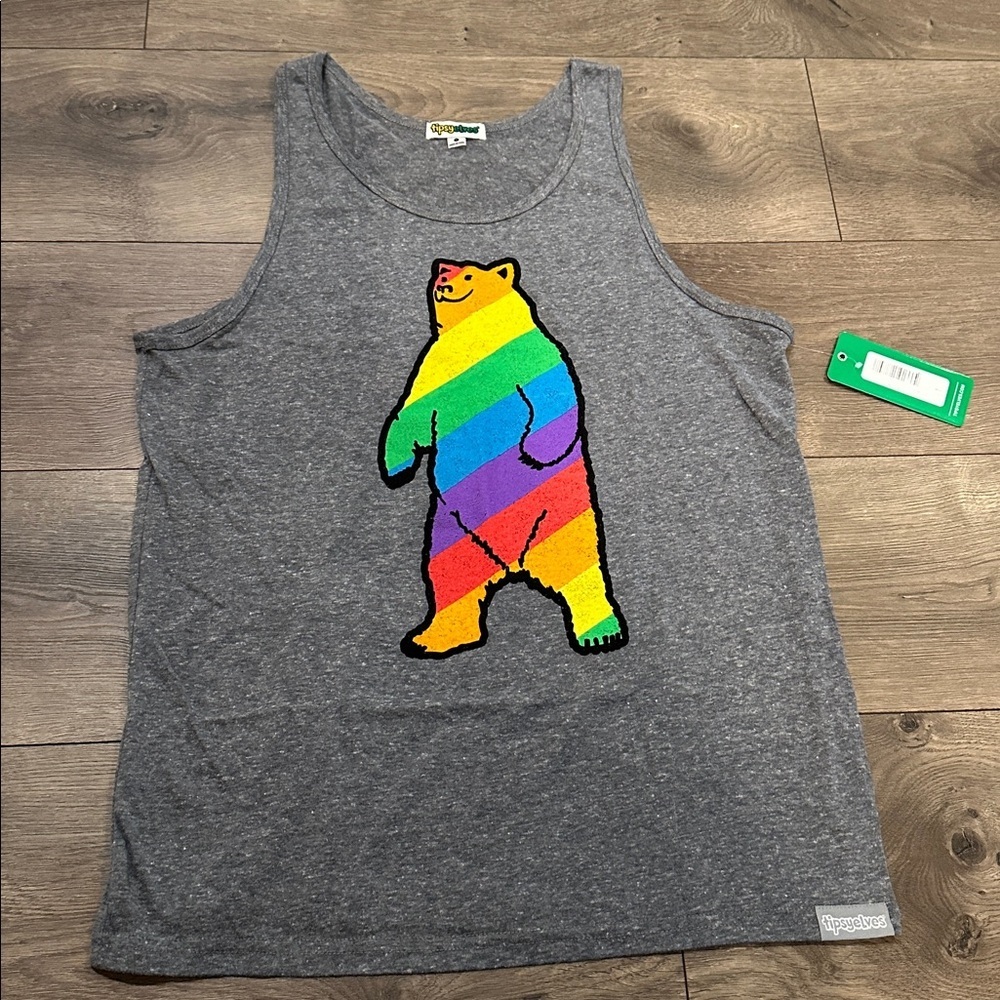 “Gay Bear Don’t Care” Tipsy Elves tank - Picture 9 of 9